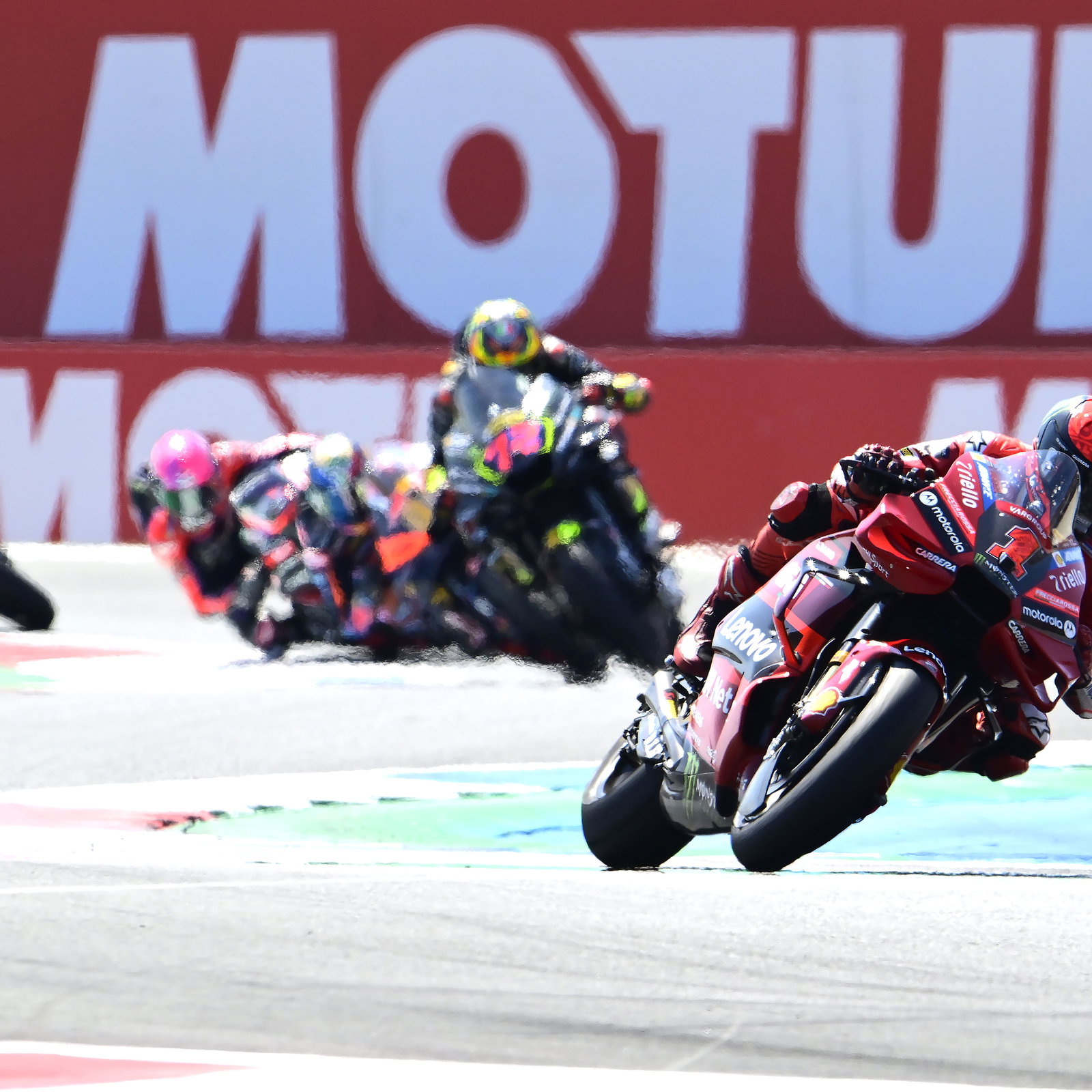 Francesco Bagnaia leads 2023 MotoGP Dutch TT. - Gold and Goose