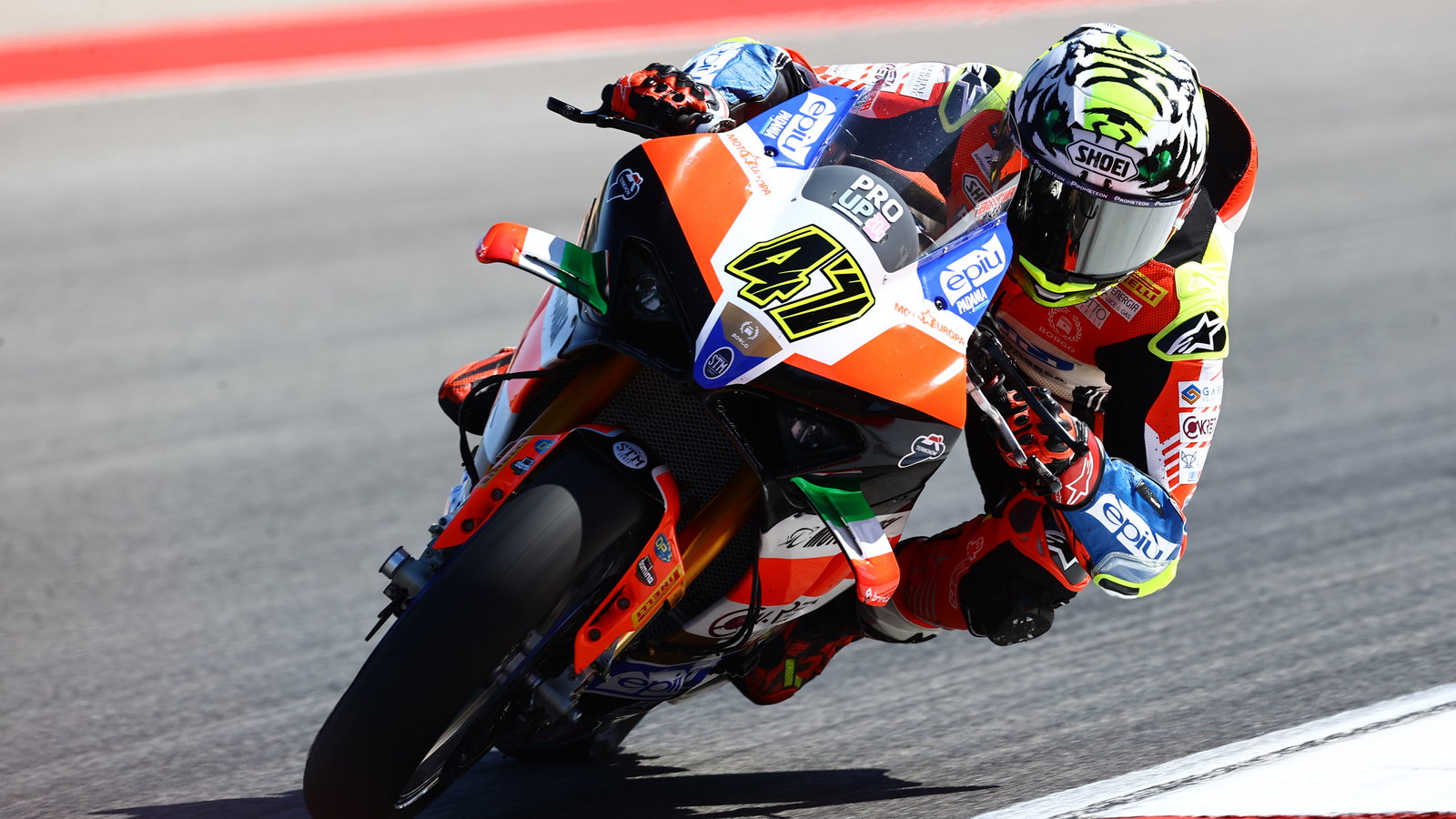 Axel Bassani, 2023 Portuguese WorldSBK. - Gold and Goose