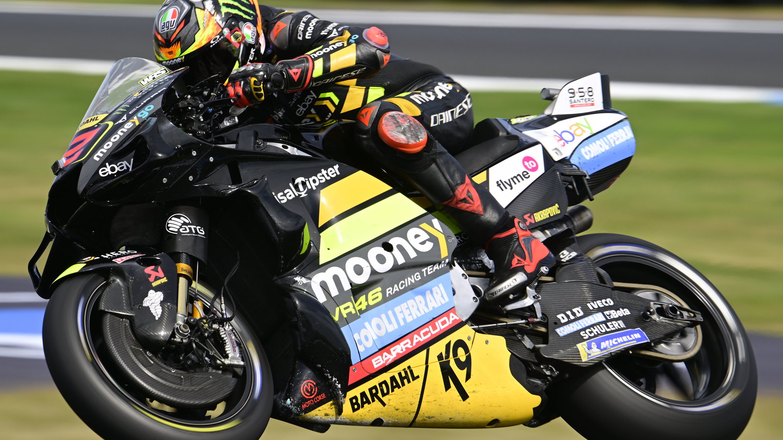 Marco Bezzecchi, 2023 MotoGP Australian Grand Prix. - Gold and Goose