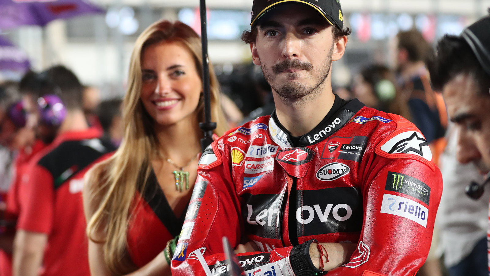 Francesco Bagnaia, 2023 MotoGP Qatar Grand Prix. - Gold and Goose