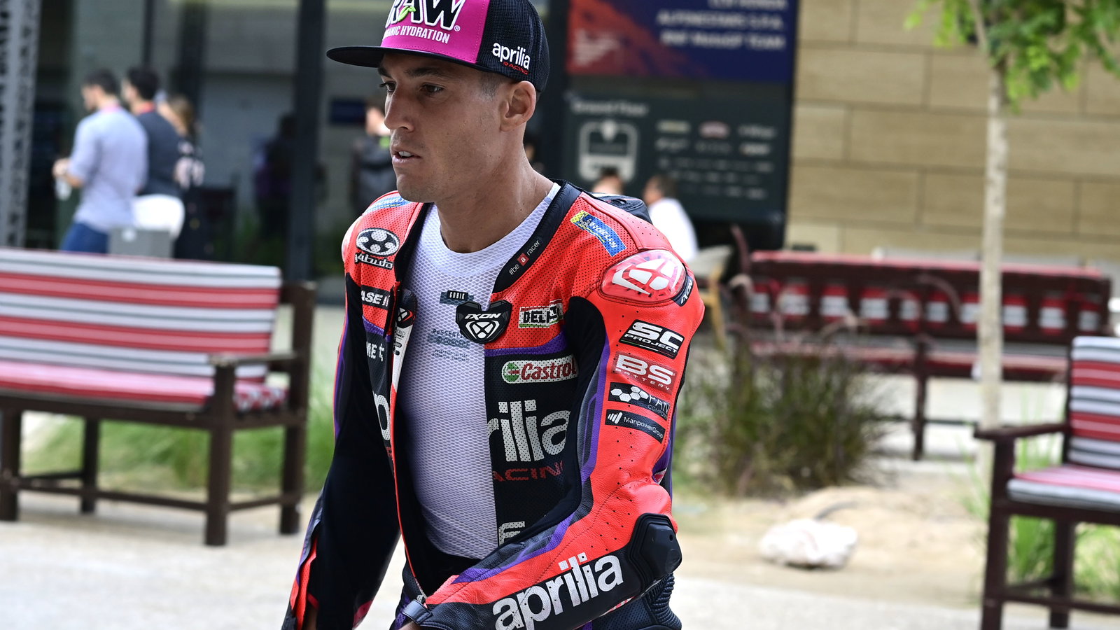 Aleix Espargaro, 2023 MotoGP Qatar Grand Prix. - Gold and Goose