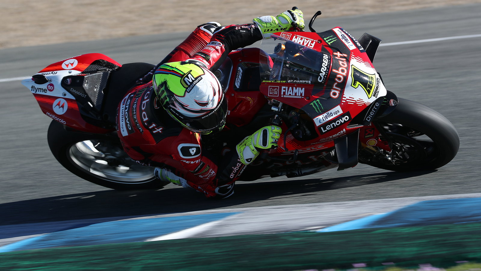 Alvaro Bautista, 2024 WorldSBK Jerez Test. - Gold and Goose