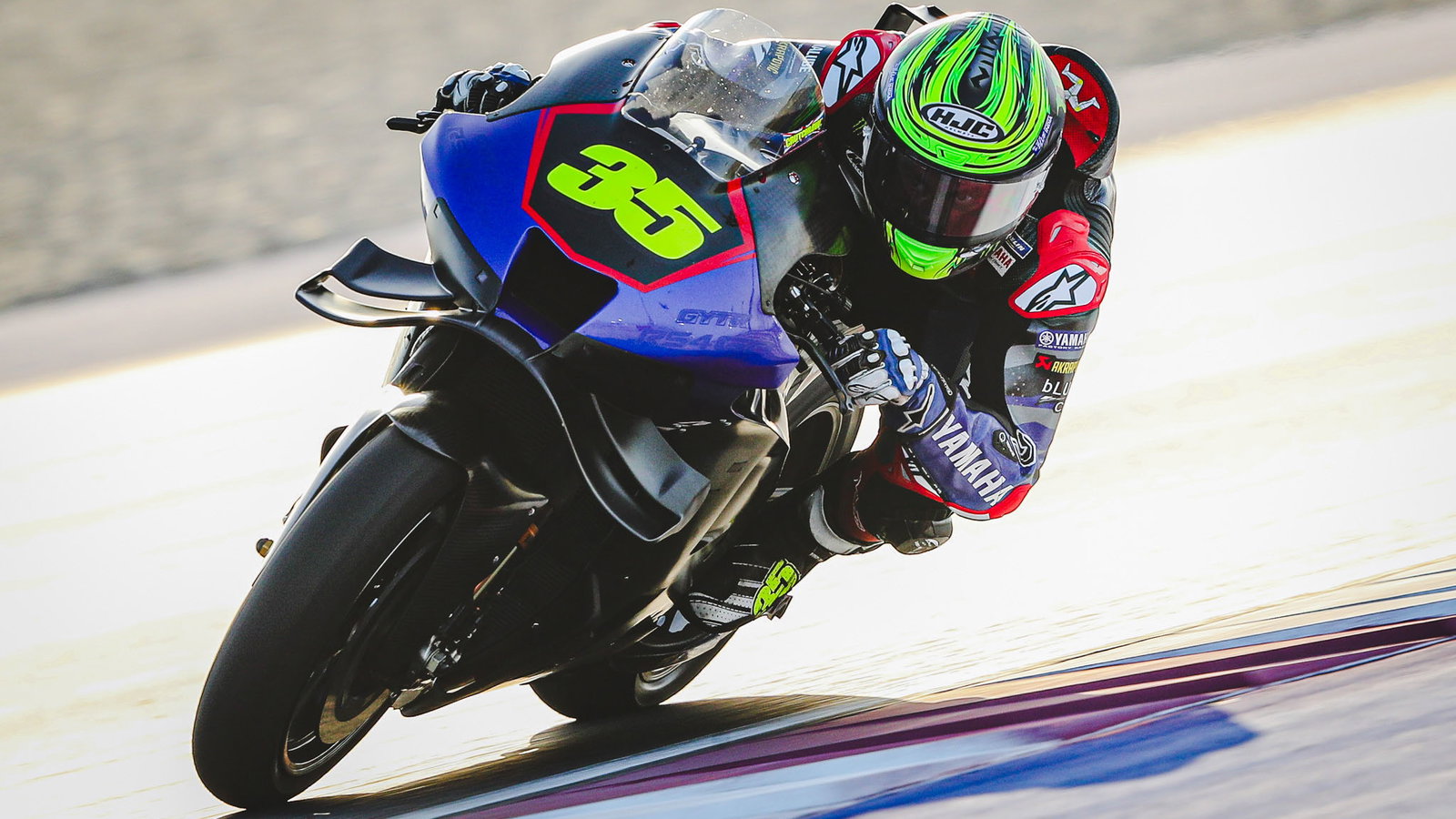 Cal Crutchlow, 2024 MotoGP Qatar Test. - Gold and Goose