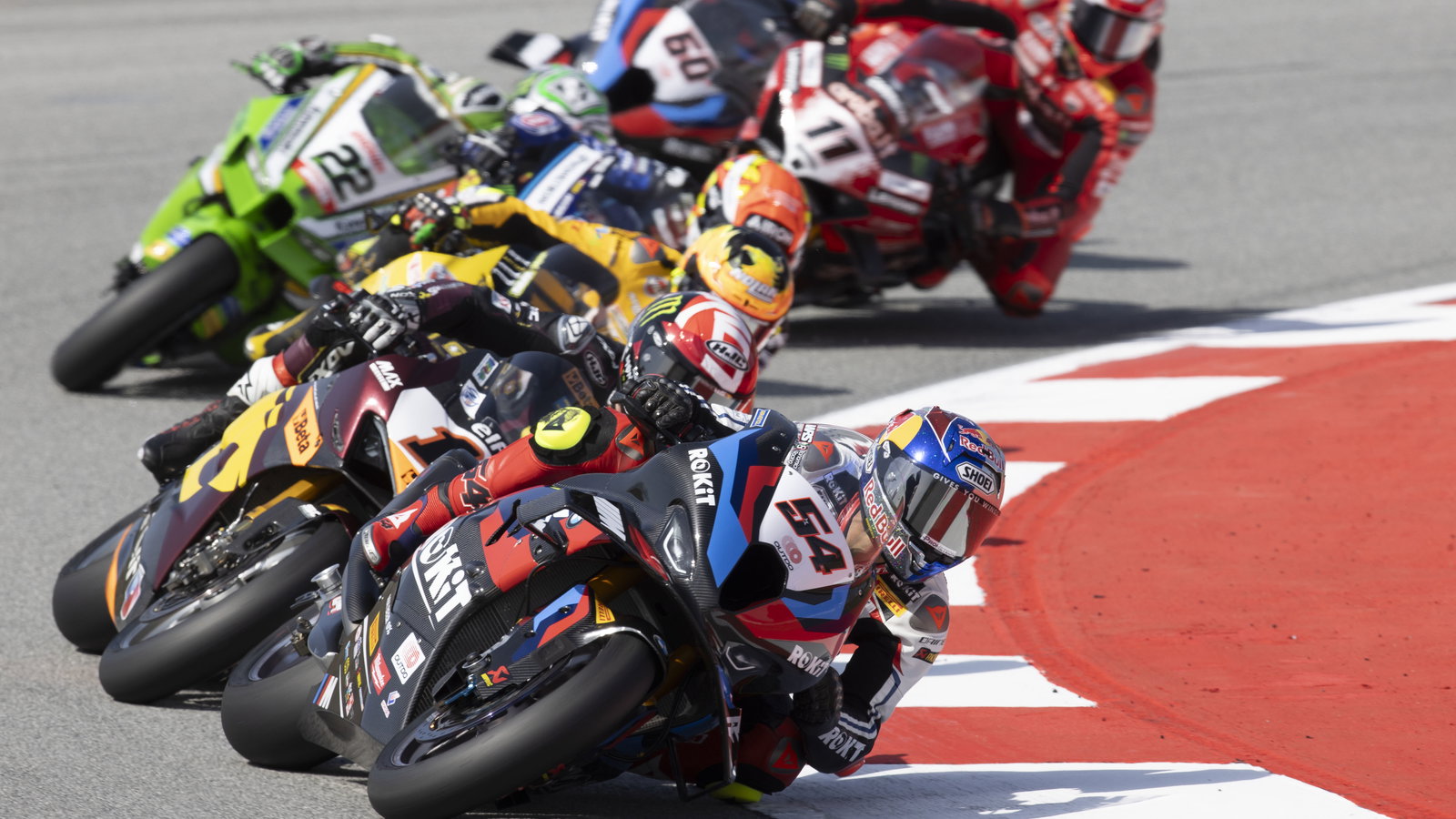 Toprak Razgatlioglu leads at 2024 Catalan WorldSBK. - Gold and Goose