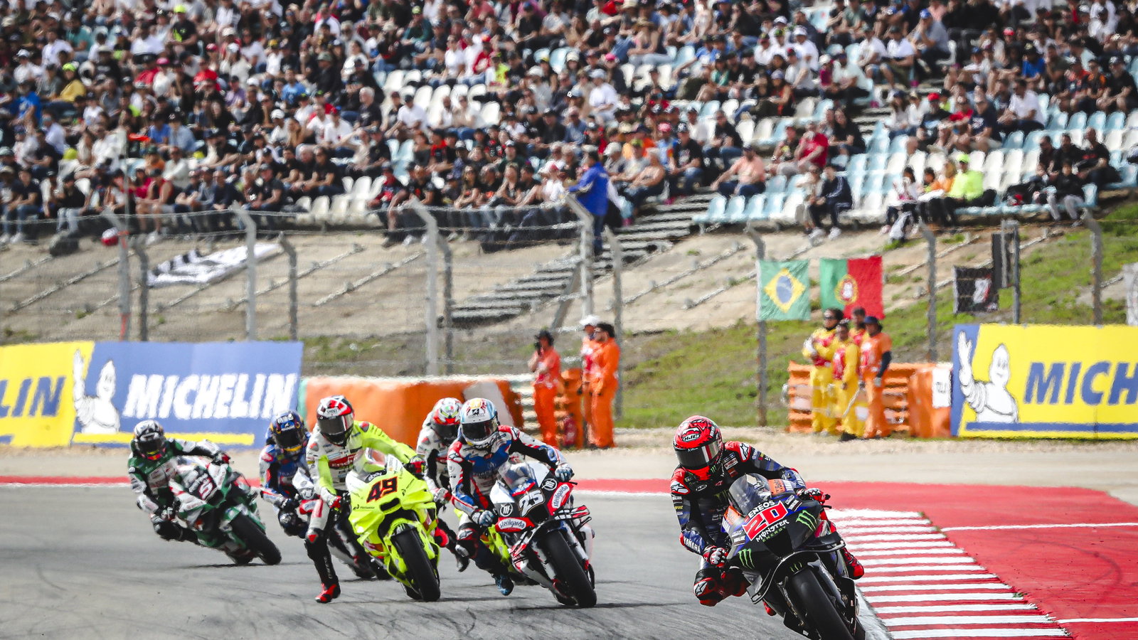 Fabio Quartararo, 2024 MotoGP Portuguese Grand Prix. - Gold and Goose