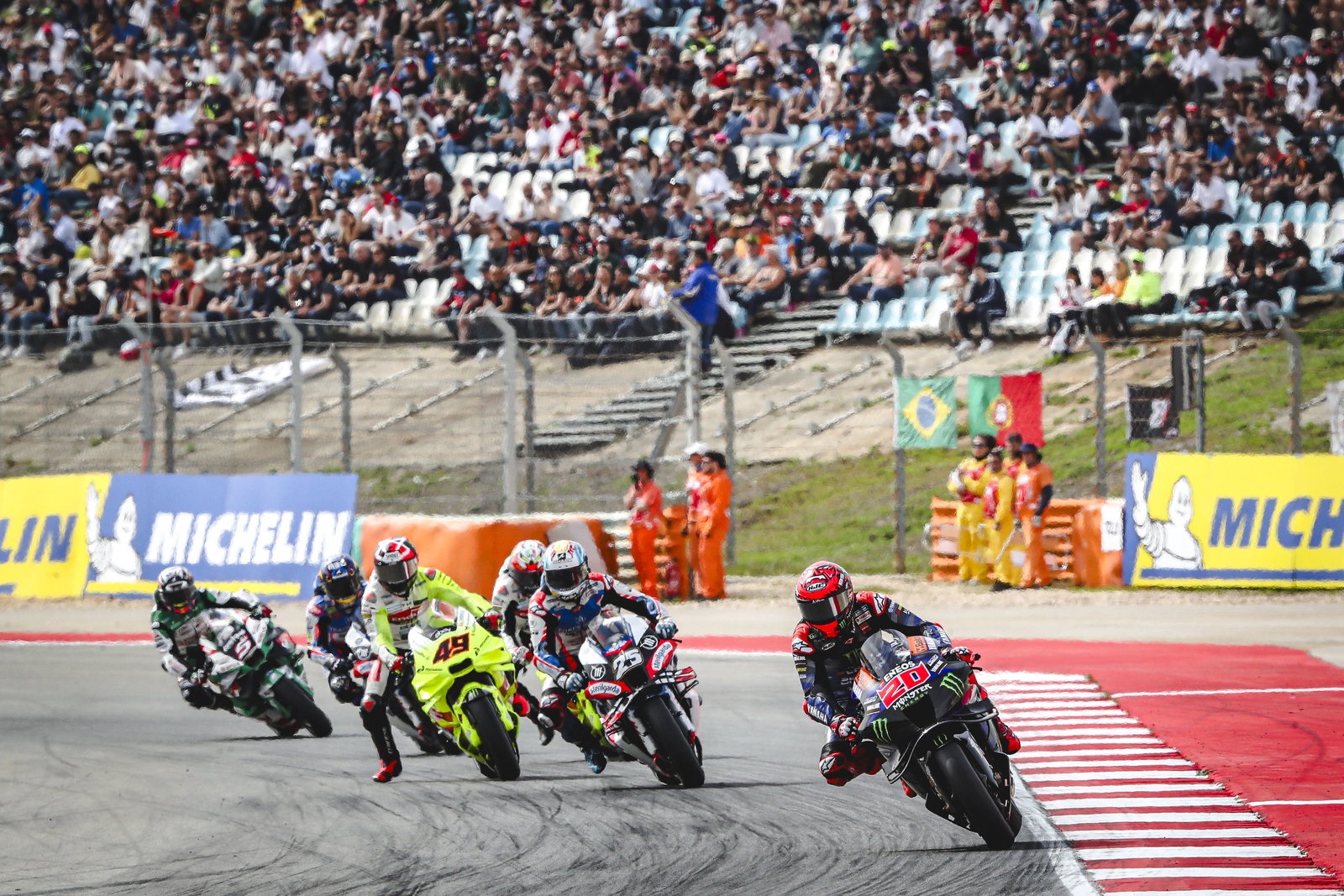 Fabio Quartararo, 2024 MotoGP Portuguese Grand Prix. - Gold and Goose