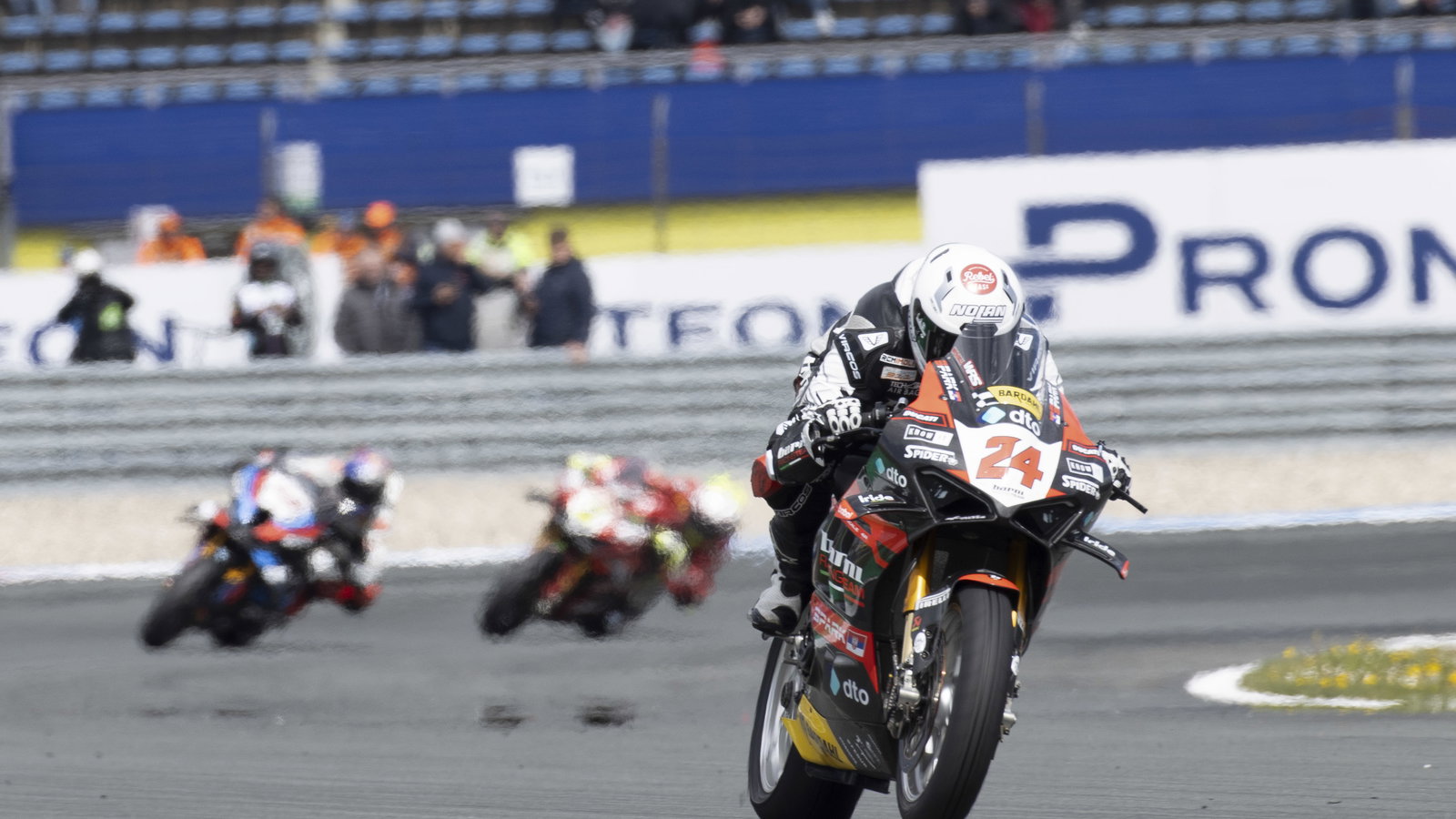 Nicholas Spinelli, 2024 Dutch WorldSBK. - Gold and Goose