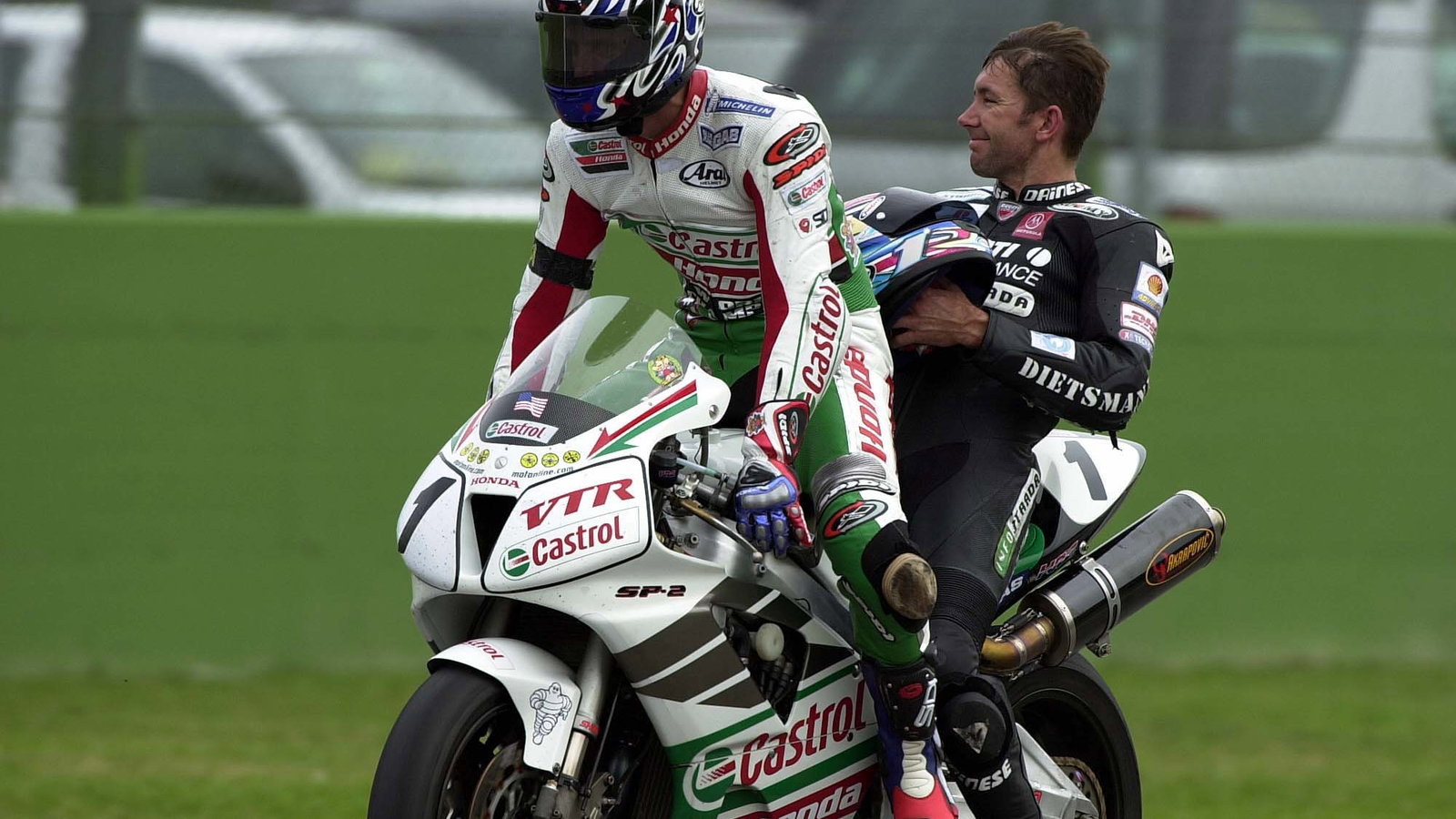 Colin Edwards, Troy Bayliss - Ducati, Honda