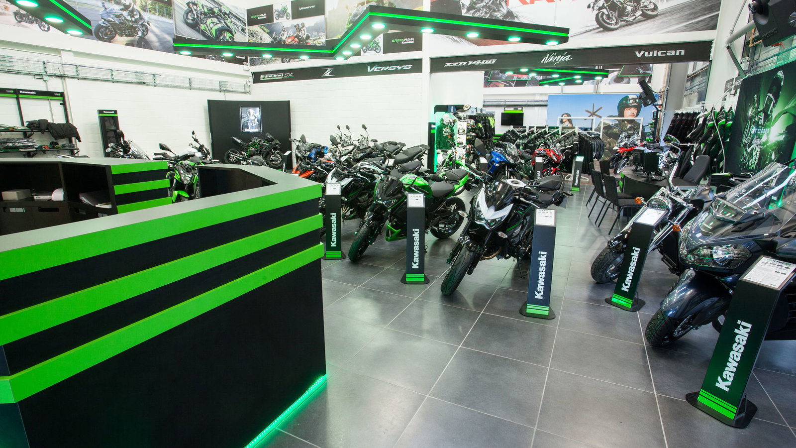 Kawasaki showroom