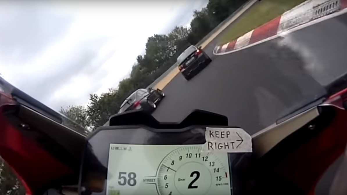 Pangale races BMW M3