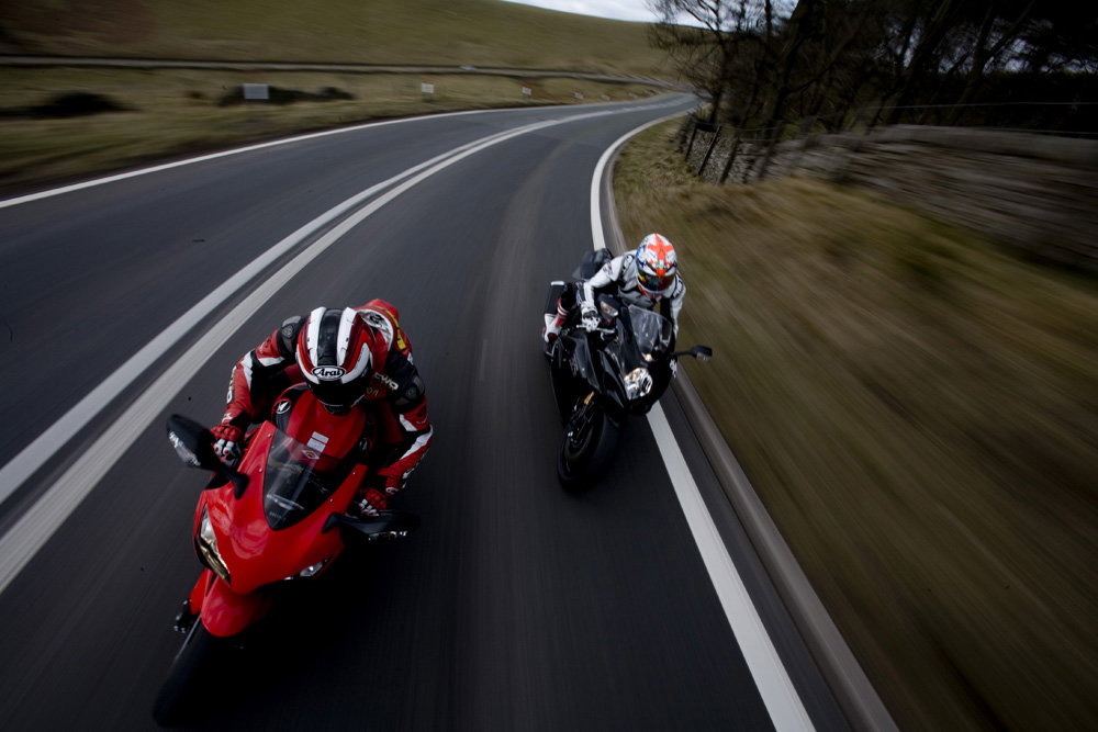 Spot the Difference - 2008 Supersport 1000 Test | Visordown