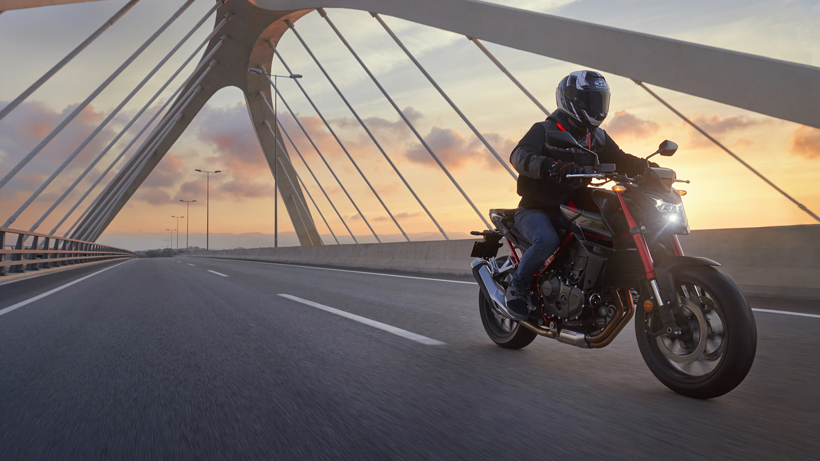 2023 Honda Hornet on bridge