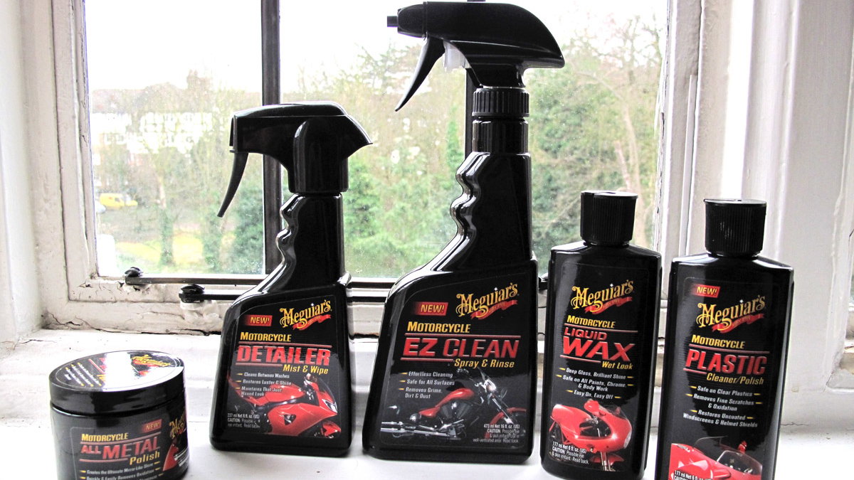 Bring on the clean: Meguiar's motorcycle range
