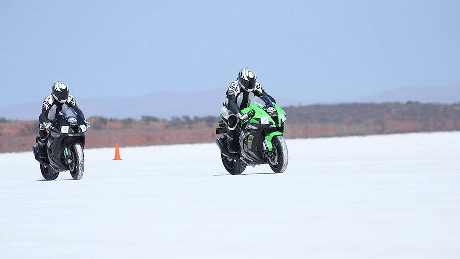 Blind man does 166.9mph in speed record attempt
