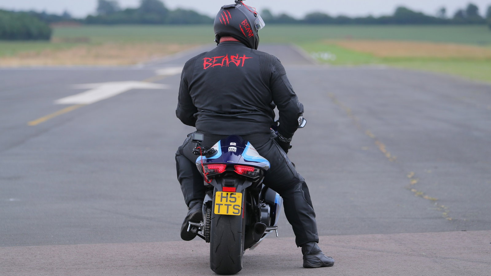 Eddie Hall on the TTS SuperBusa