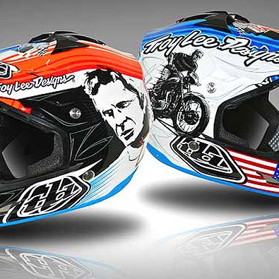 Troy Lee unveil Steve McQueen tribute helmets | Visordown