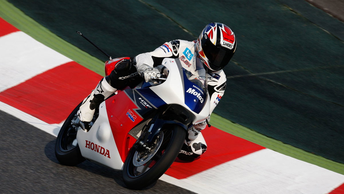 Video: Crivillé rides the Honda Moto3