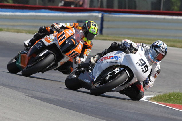 Sébastien Loeb on a KTM RC8R