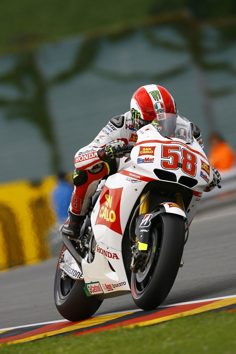 Stoner's Sachsenring highside