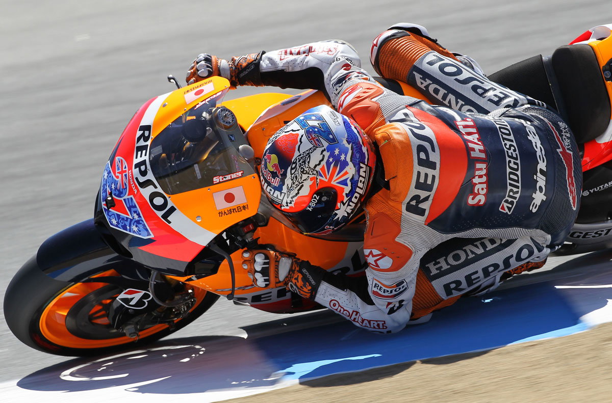 MotoGP 2011: Laguna Seca MotoGP qualifying results