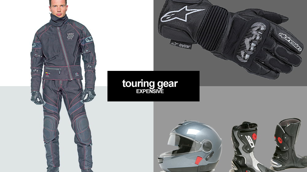 Touring riding gear: Budget & Expensive