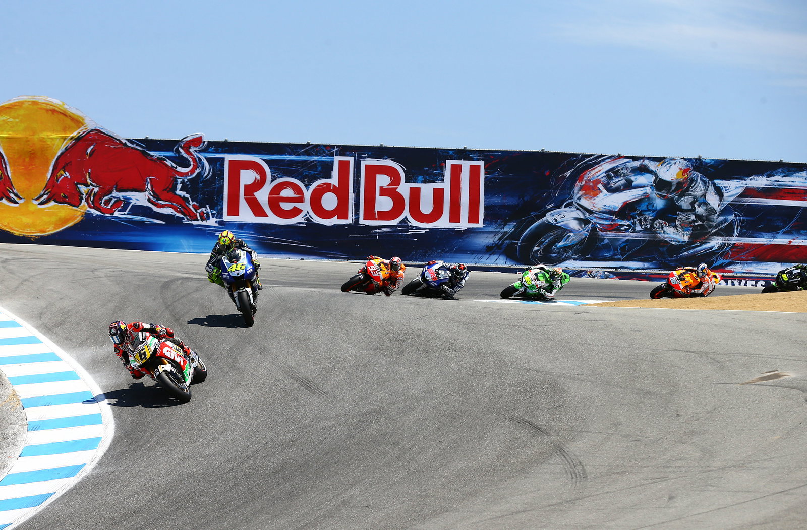 Stefan Bradl leads 2013 MotoGP US Grand Prix. - Gold and Goose