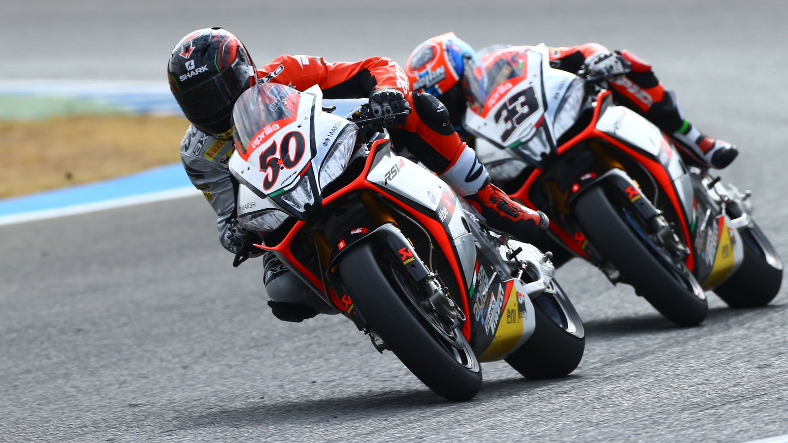 Sylvain Guintoli, Marco Melandri, Aprilia
