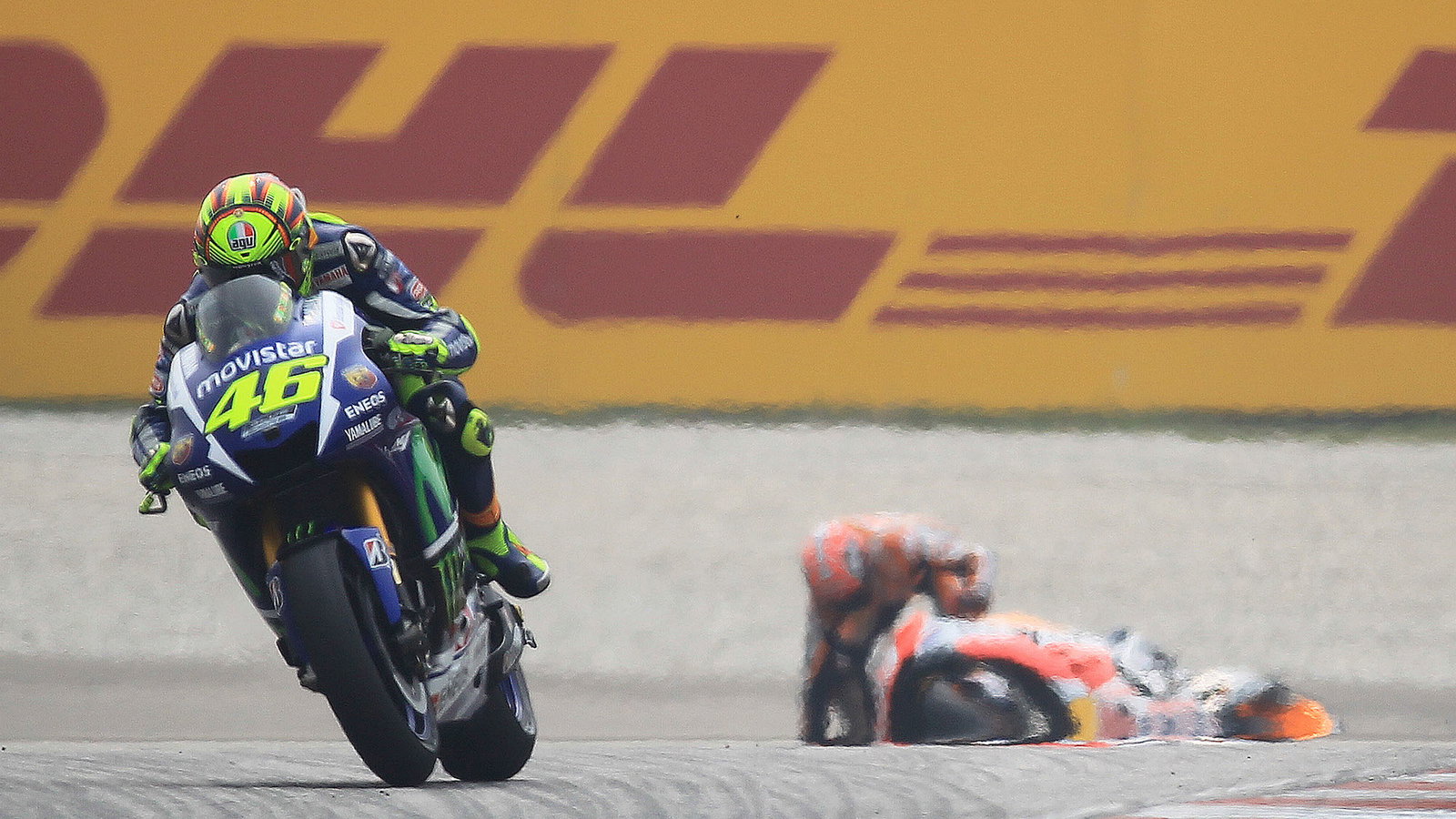 Valentino Rossi, Marc Márquez - 2015 Malaysian MotoGP