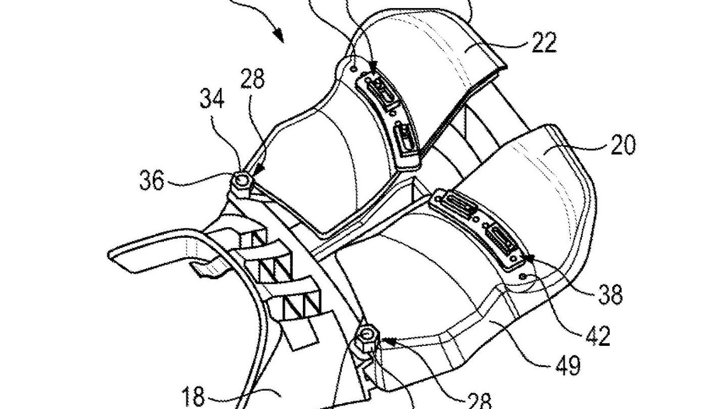 BMW adjustable seating patent