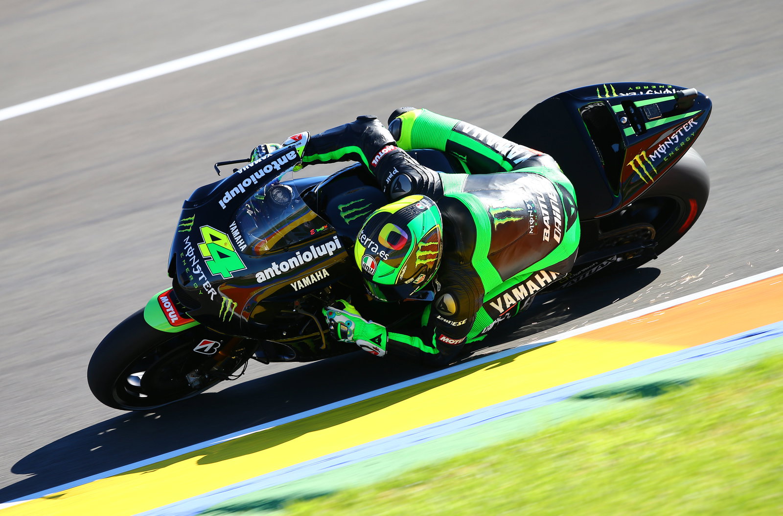 Rossi tests the 2014 YZR-M1