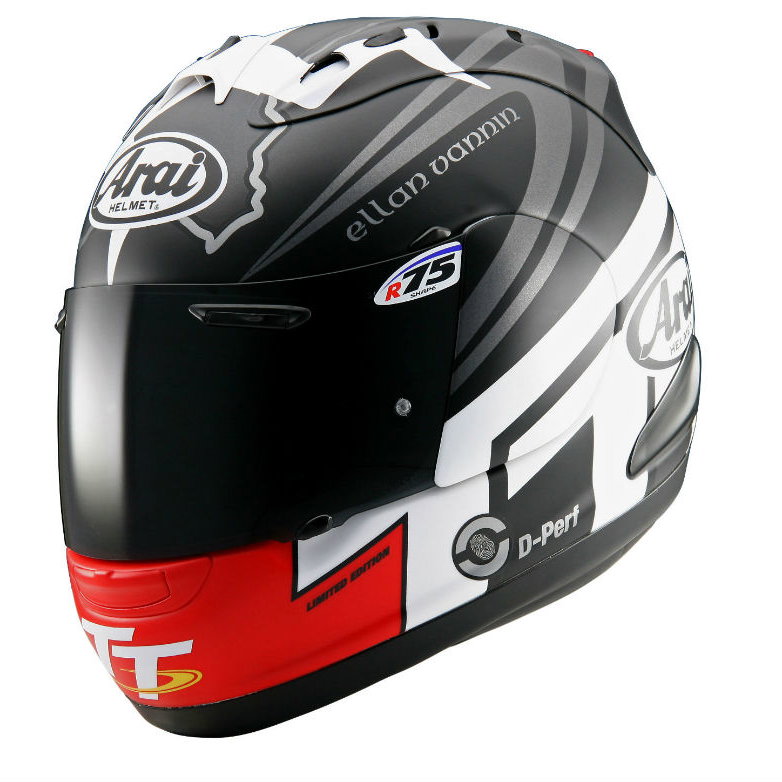 Arai reveals 2014 RX-7 GP IOM TT helmet | Visordown