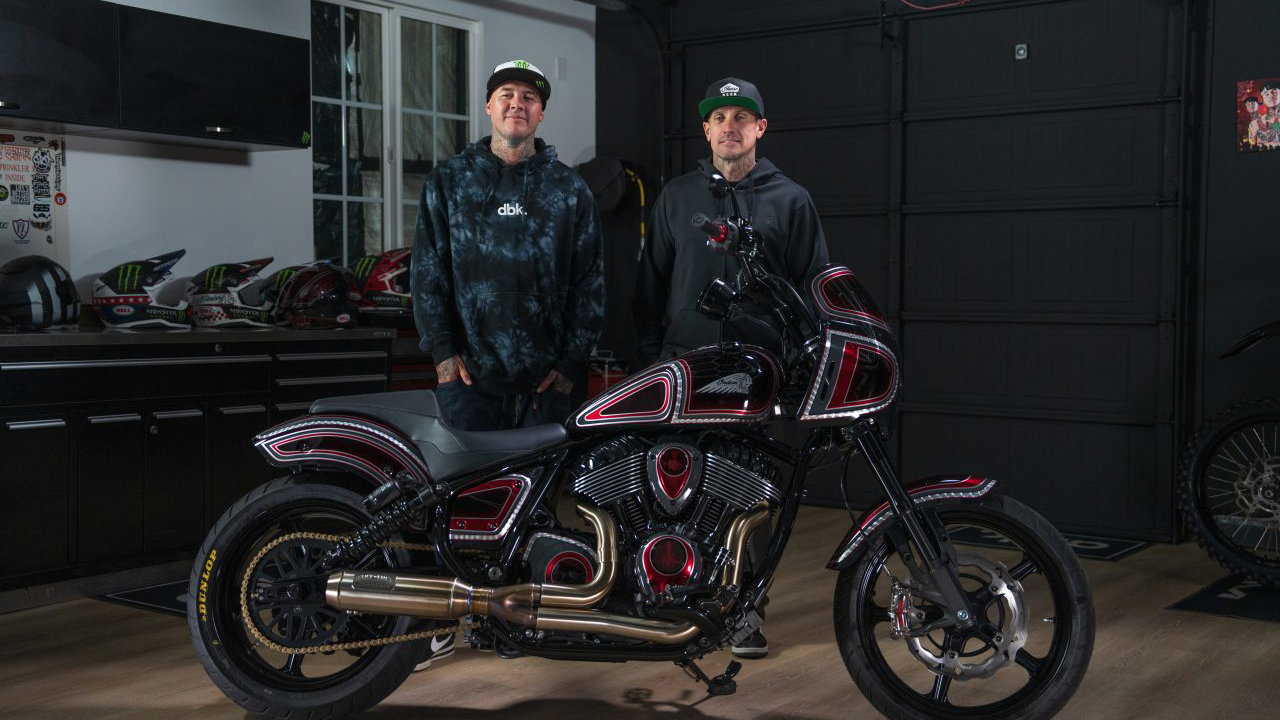 Jeremy Stenberg. Carey Hart, with Indian Sport Chief 'Forged'