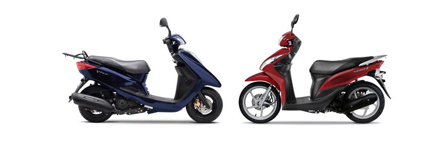 Versus: Honda Vision 110 vs Honda PCX125