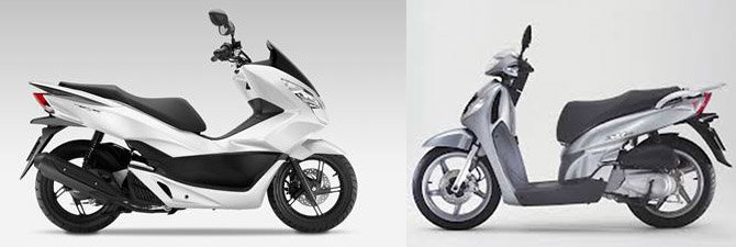 Versus: Yamaha Vity 125 vs Honda Vision 110