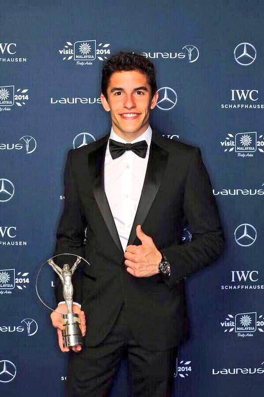 Marquez wins 2014 Laureus World Breakthrough award | Visordown