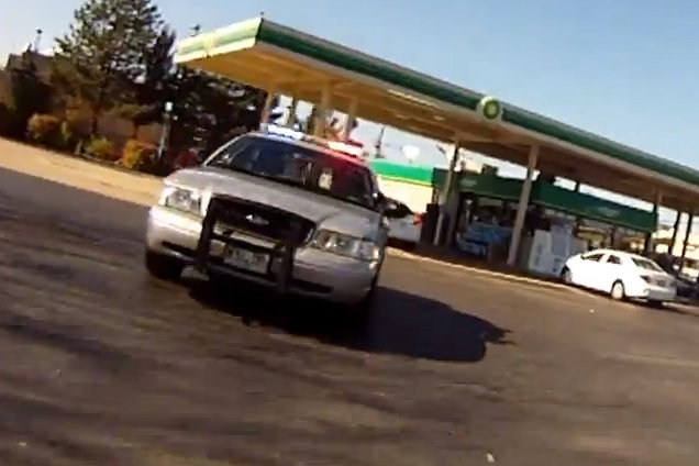Video: Prankster drives girlfriend's VW Polo onto Brands Hatch Circuit during race