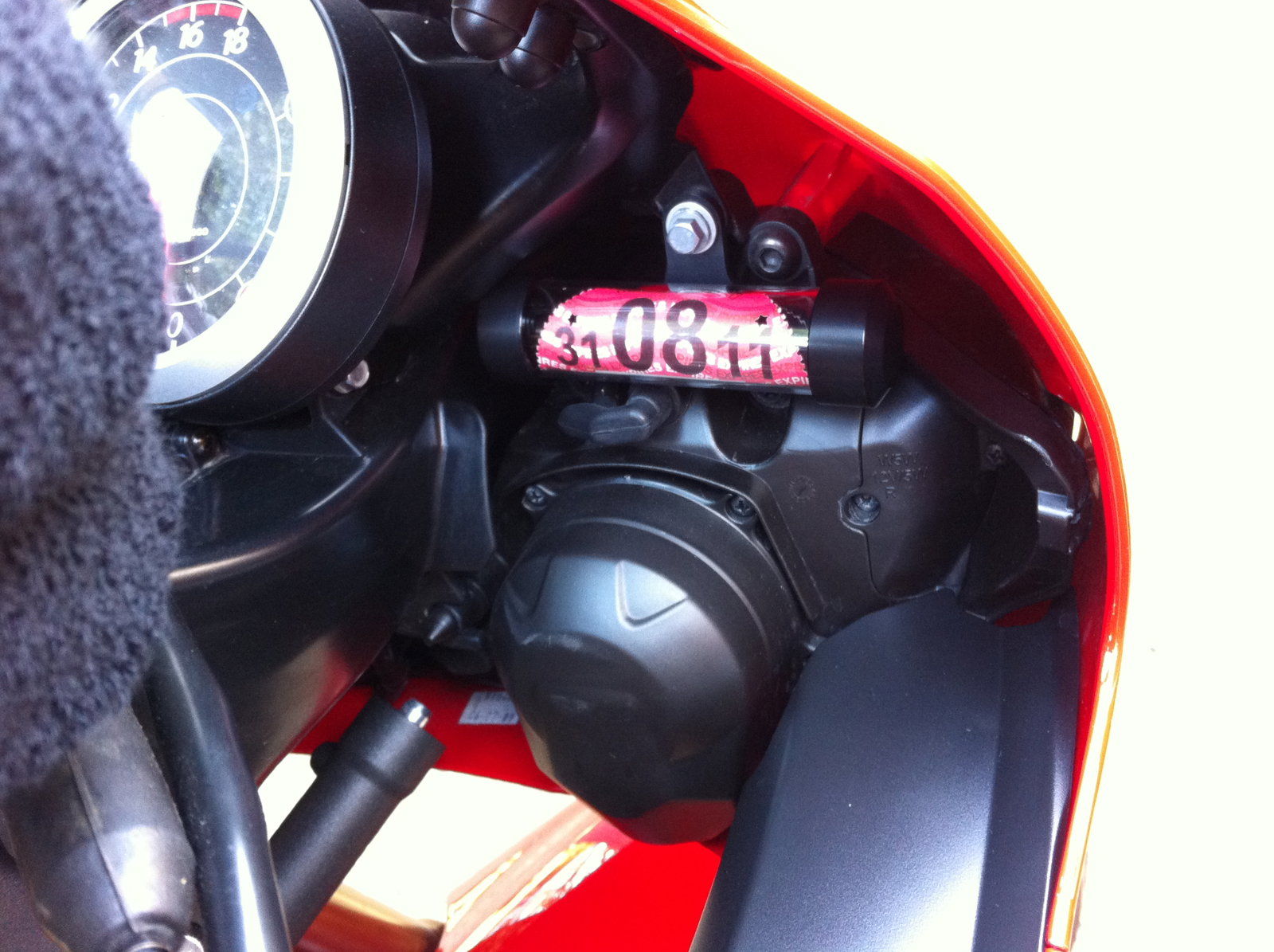 Man hides his motorcycle under paddling pool after police chase