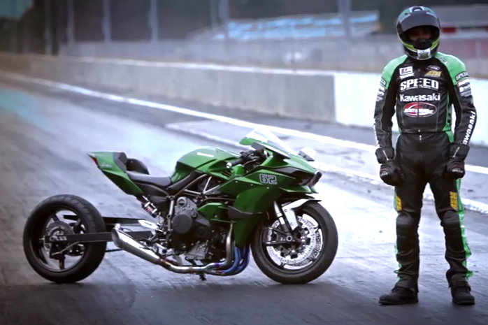 Dougie Lampkin rides through ice hotel on his trials bike