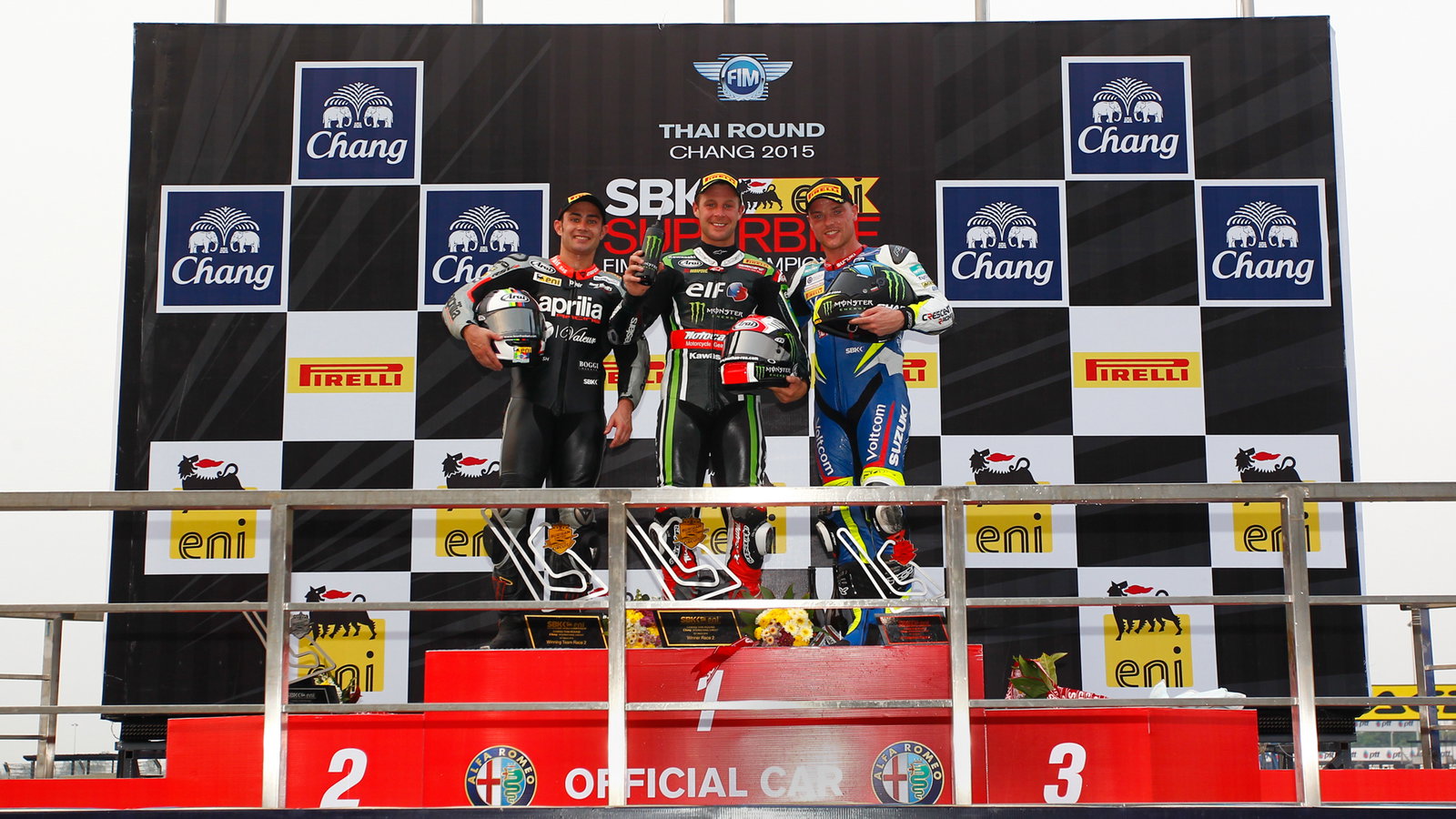 WSBK 2015: Thailand race one results