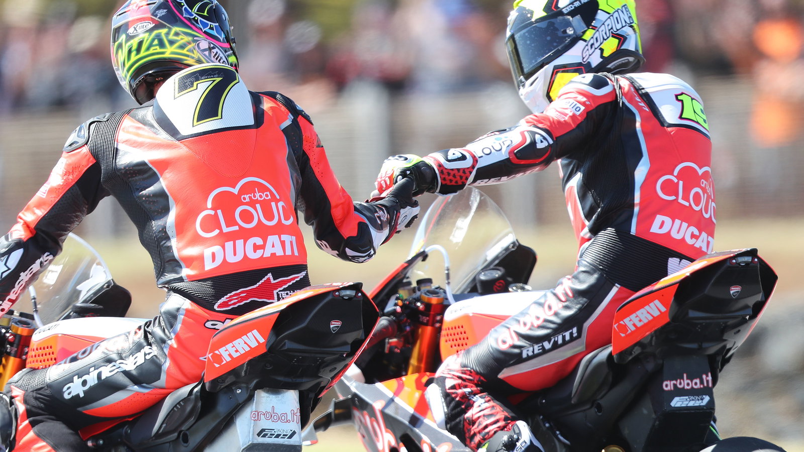 Alvaro Bautista, Chaz Davies - Aruba.it Ducati