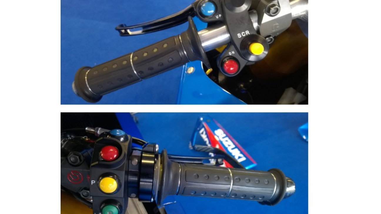 Suzuki's MotoGP Xbox handlebars