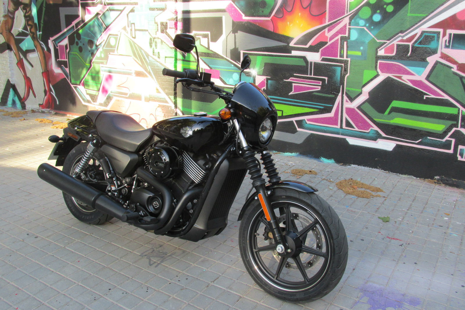 Harley’s Street 750 scrambler custom