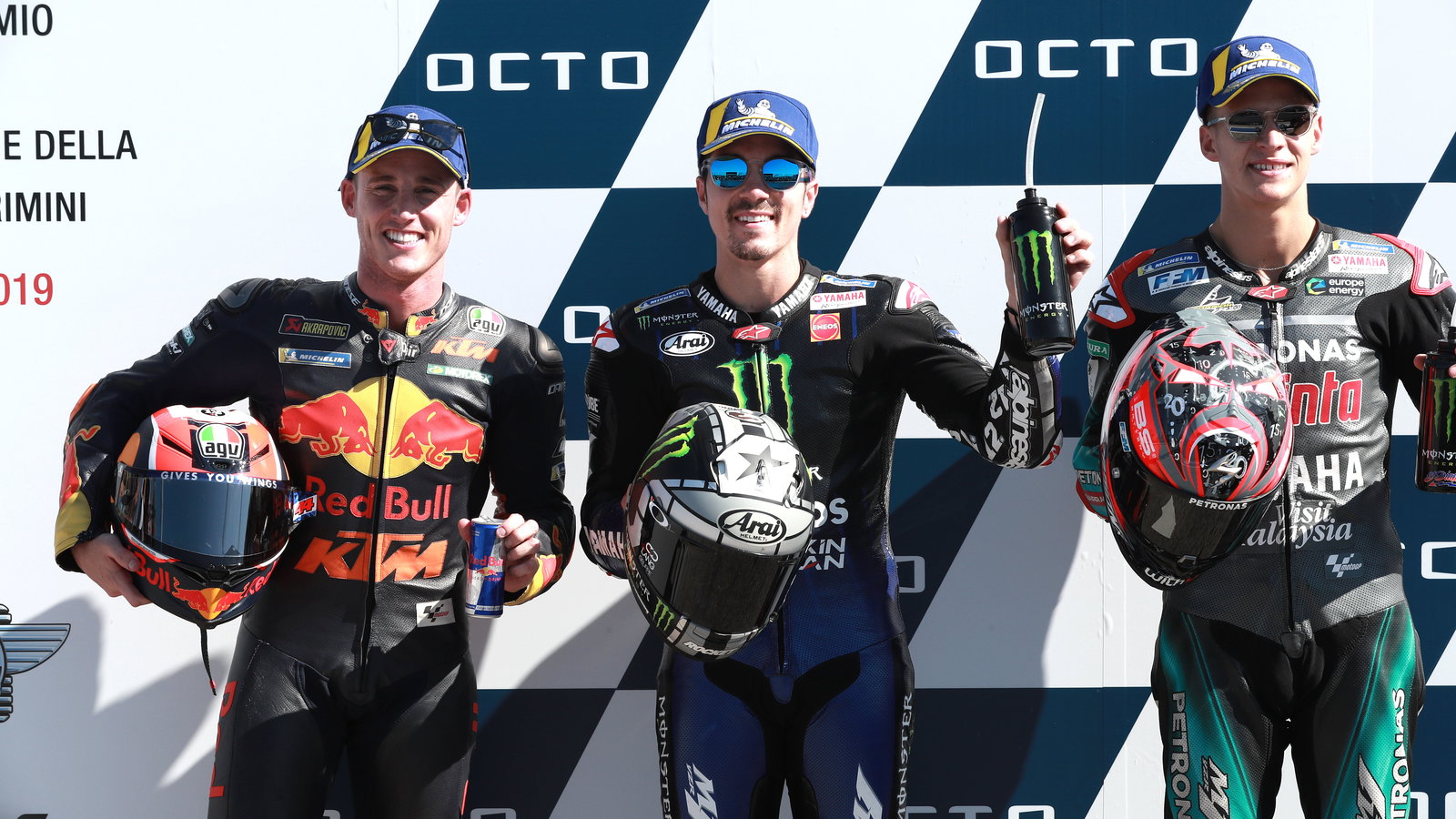 Espargaro, Quartararo, Vinales