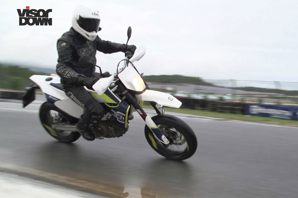 Honda Africa Twin on-board trail ride