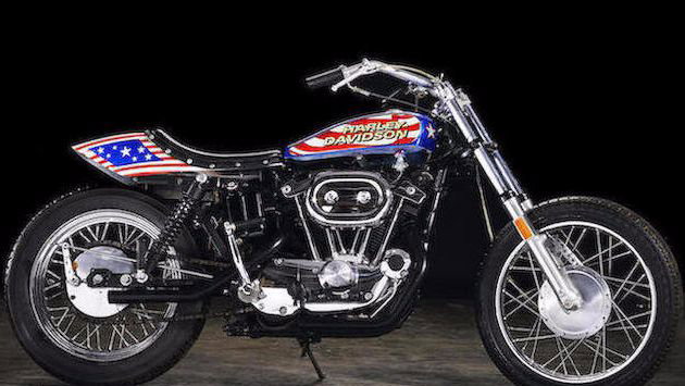 McQueen's and Knievel's bikes up for auction
