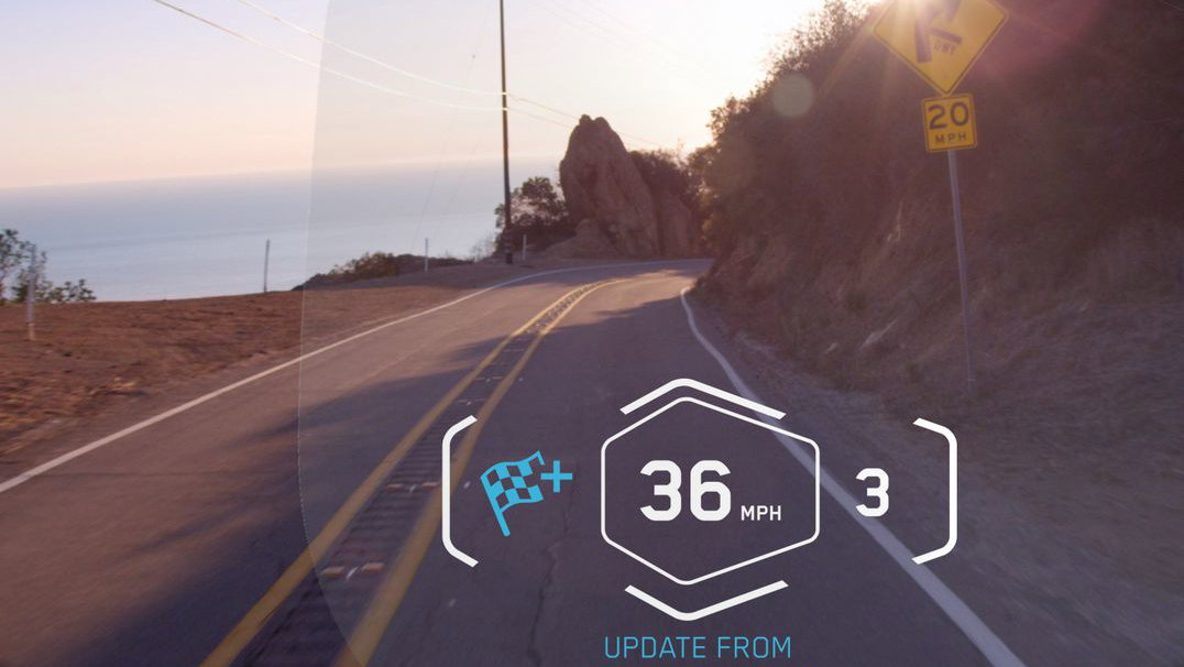 BMW developing HUD helmet