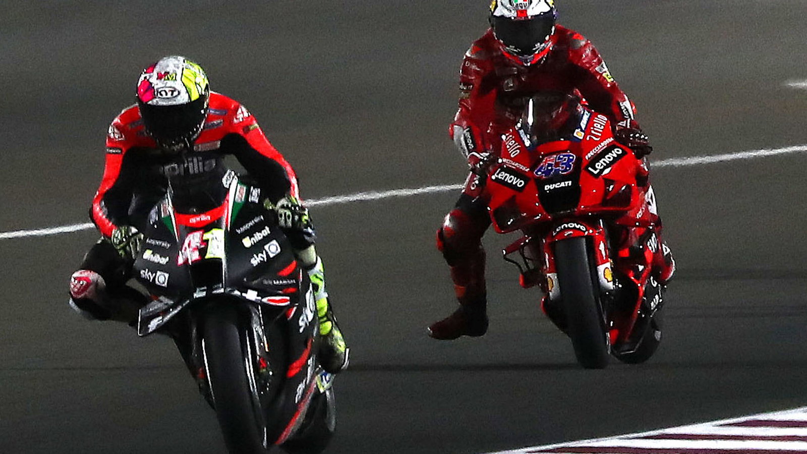 Aleix Espargaro, Jack Miller - Aprilia, Ducati, Gresini Racing