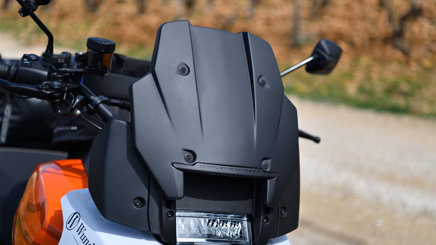 Wunderlich screen on Harley-Davidson Pan America 1250. - Wunderlich