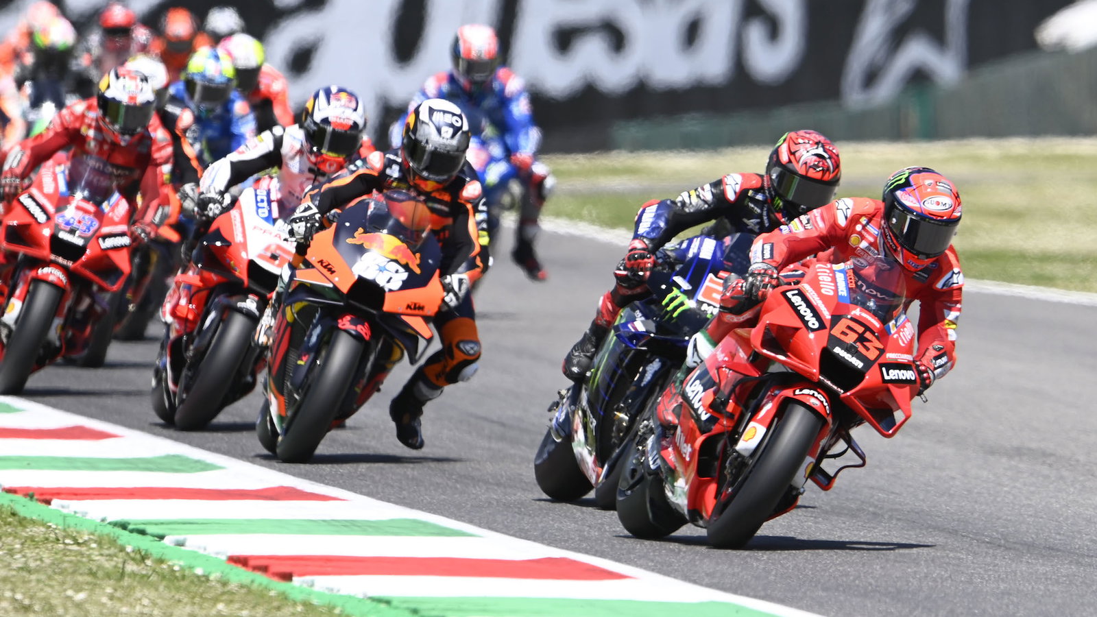 start of the Italian MotoGP at Mugello