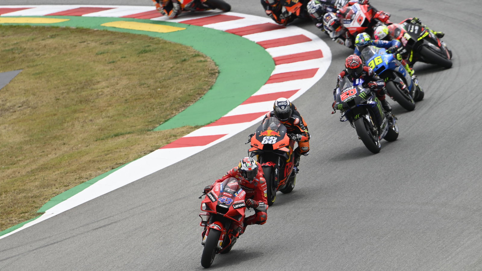 Start of the 20221 Catalunya MotoGP